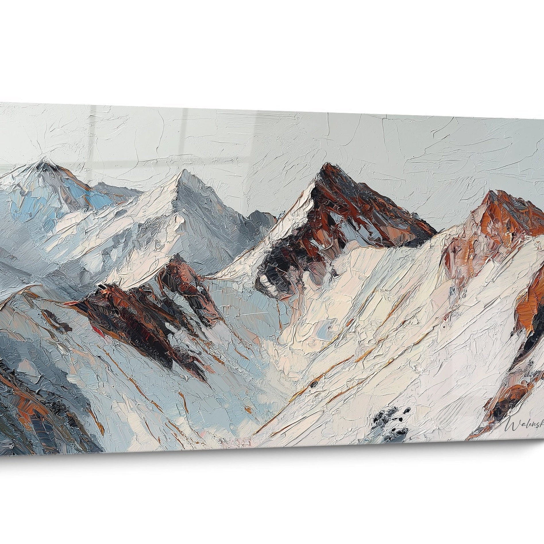 Tableau Pyrénées Enneigé