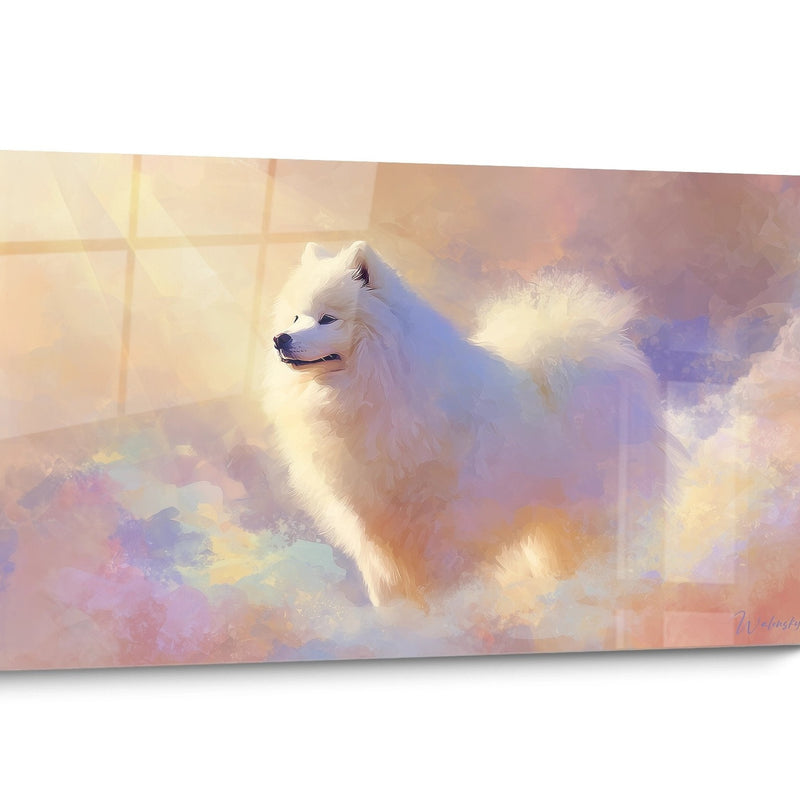 Japanischer Spitz Gemälde