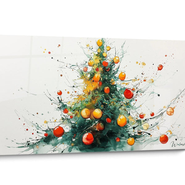 Christmas Watercolor Wall Art