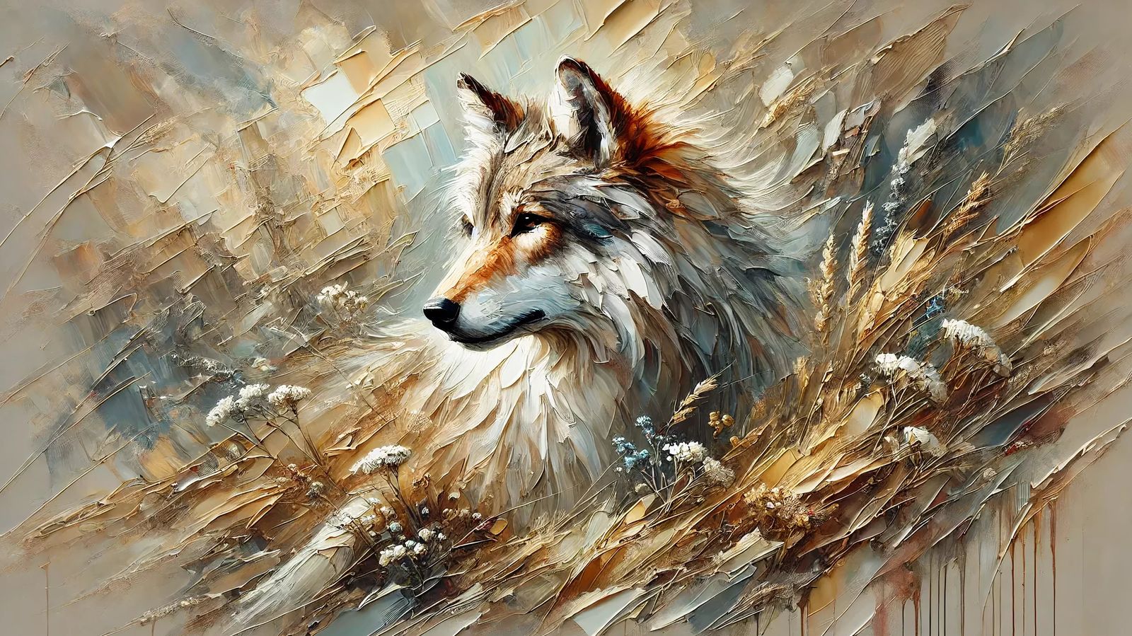 Collection Tableaux Loup Sauvage présentant des œuvres captivantes illustrant la majesté et la puissance du loup