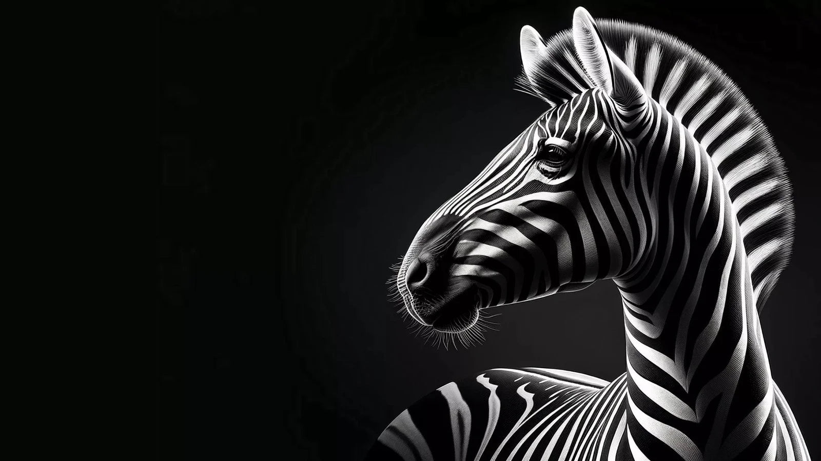 Tableau animaux noir et blanc présentant un portrait saisissant de faune sauvage, où textures, regards et postures sont magnifiés par le traitement monochrome pour une profondeur émotionnelle unique.