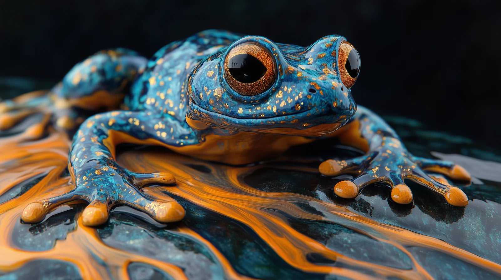 Tableau Grenouille collection murale