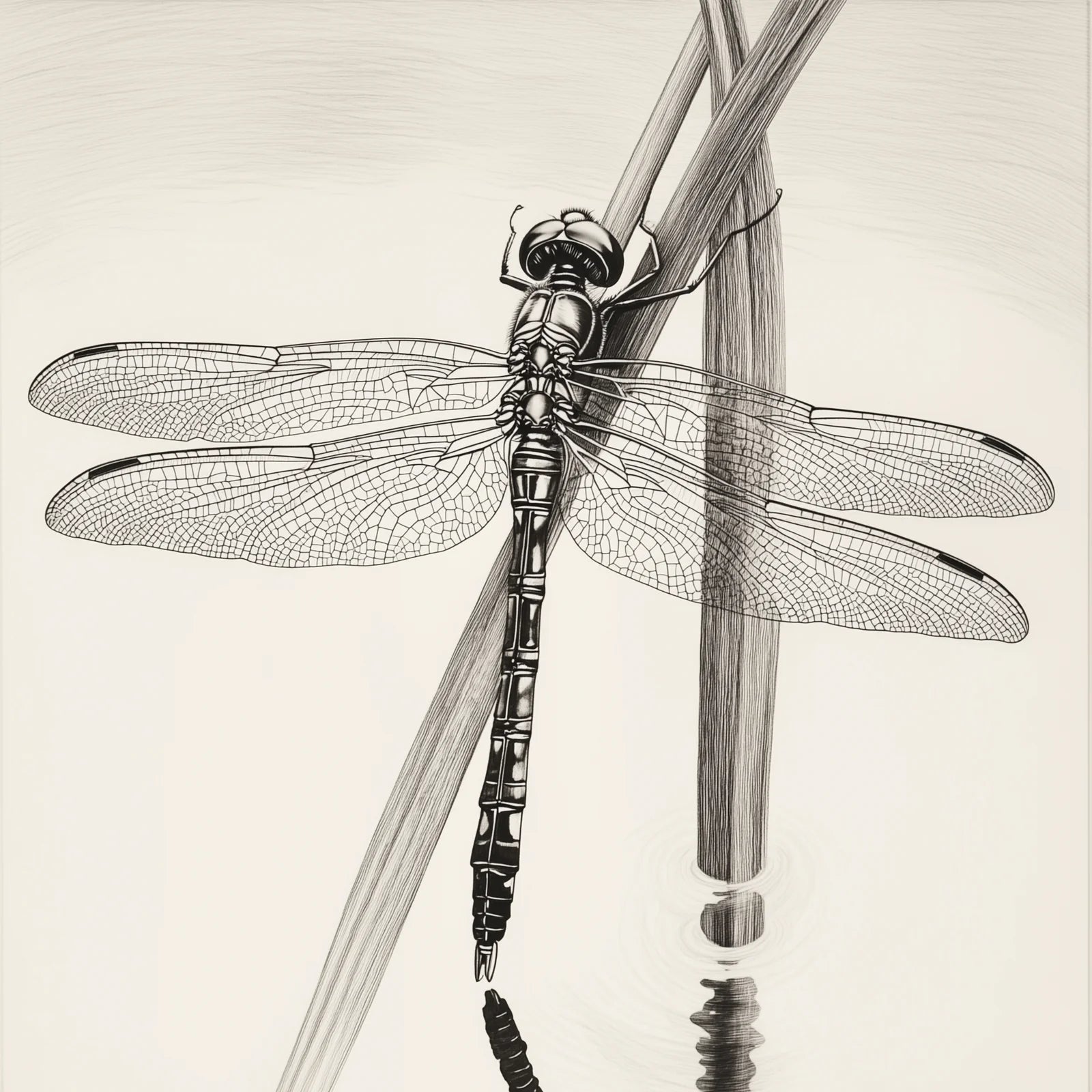 Tableau Libellule collection murale