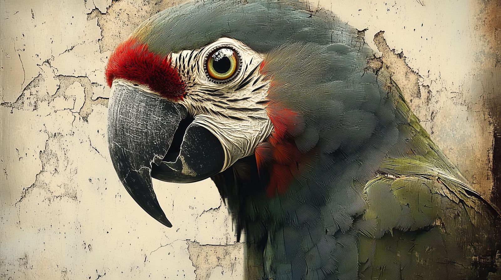 Tableau Perruche collection murale 