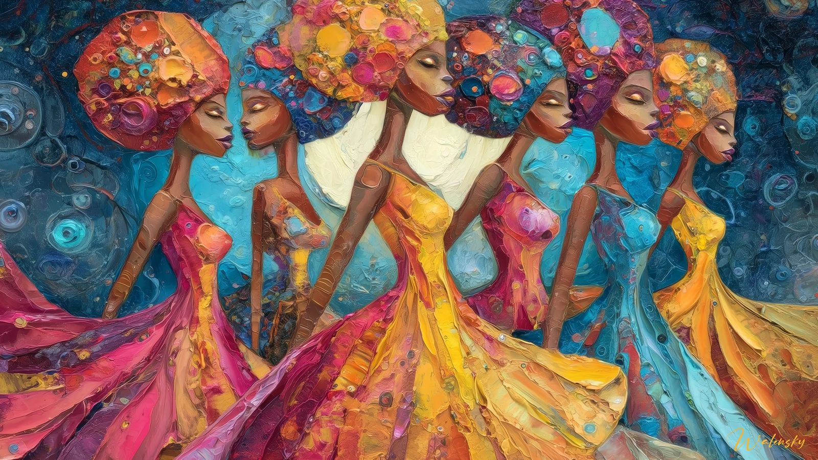 Tableau Danse africaine