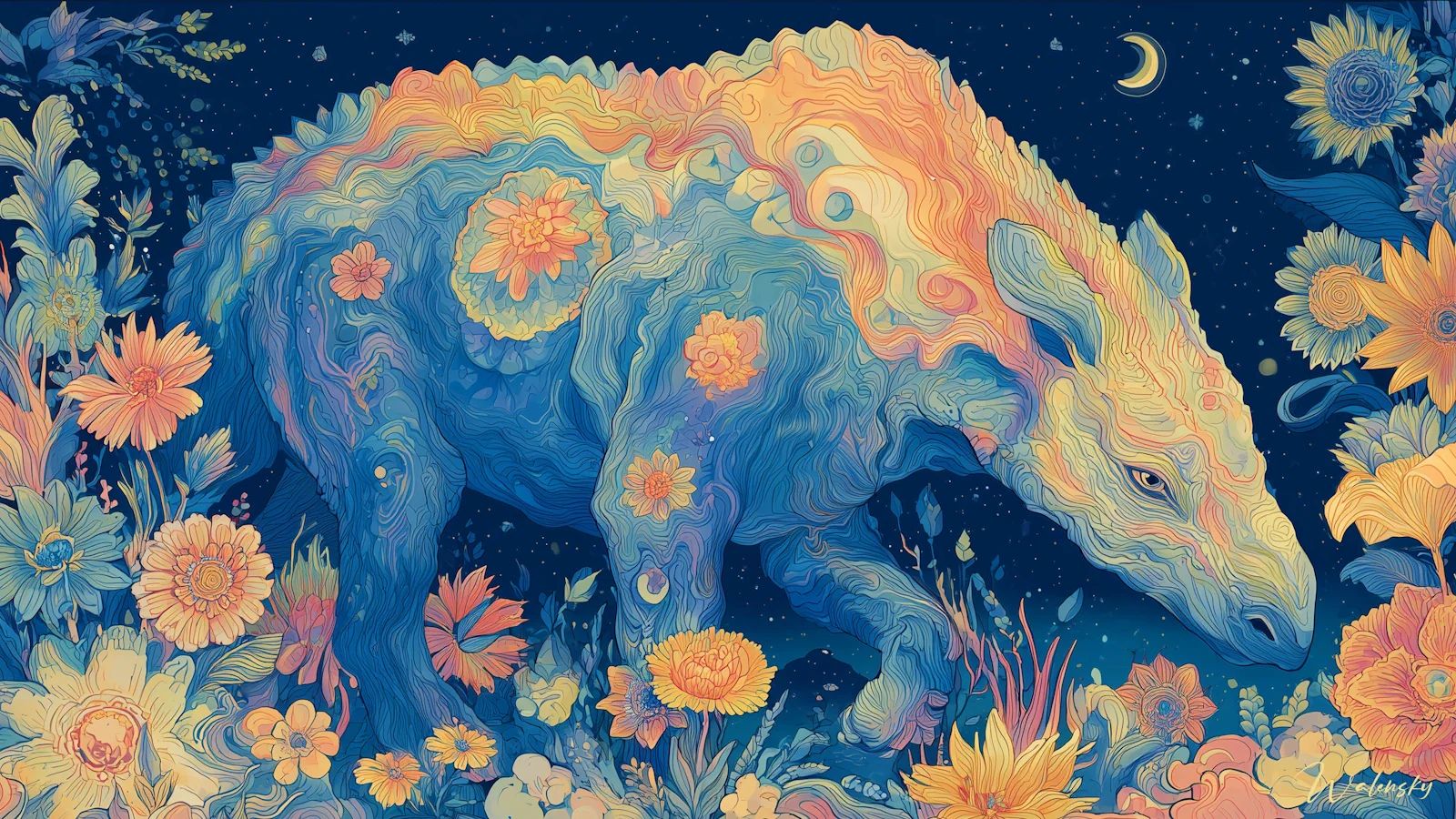 Tableau Indricotherium