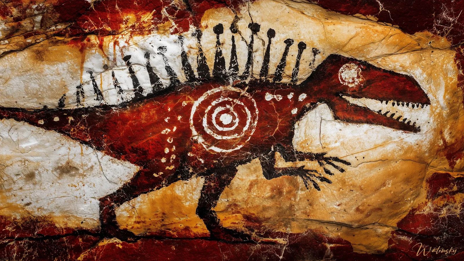 Tableau Fresques prehistoriques