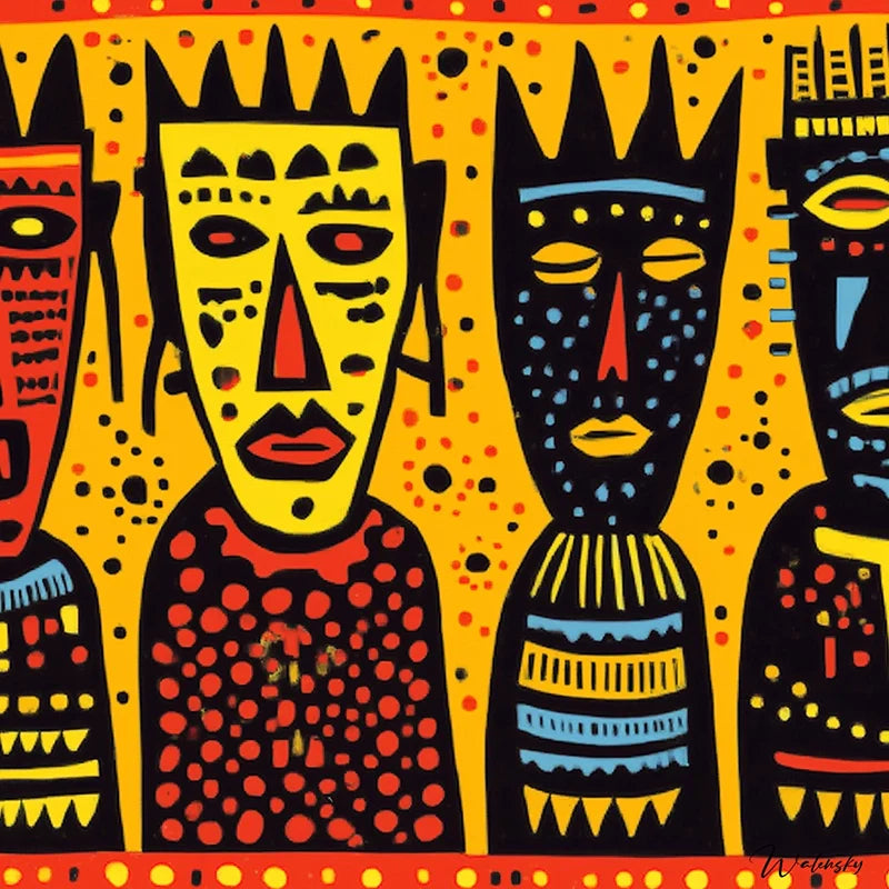 Tableau Art tribal africain