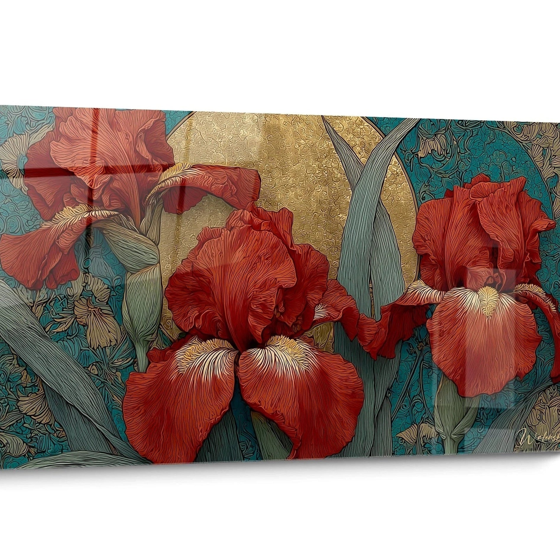 Tableau Art Nouveau Floral