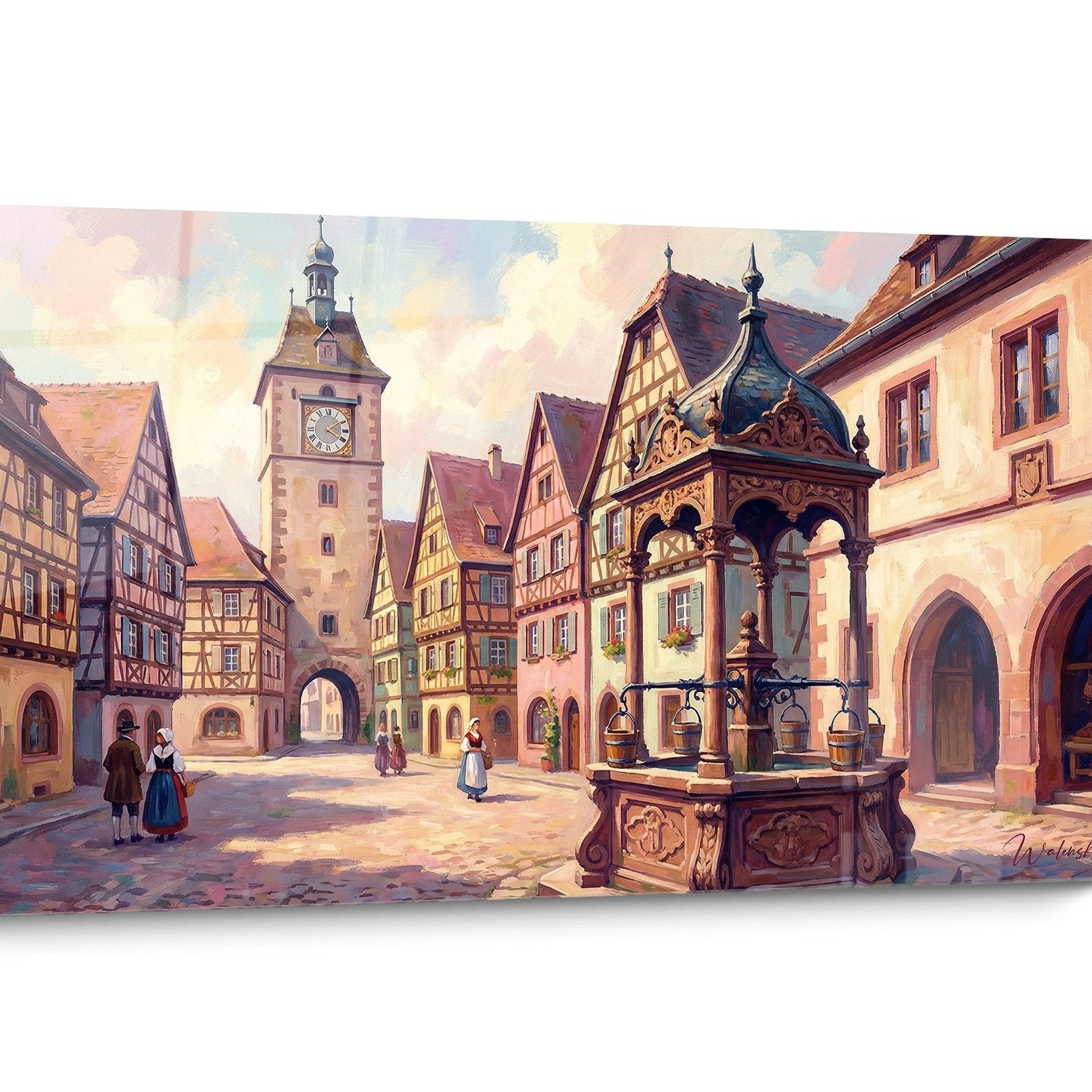 Tableau Alsace Village