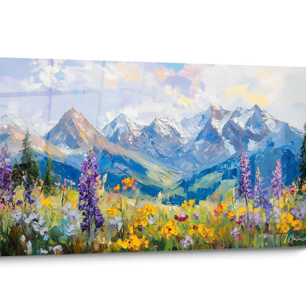 Tableau pour agence immobilière Montagne