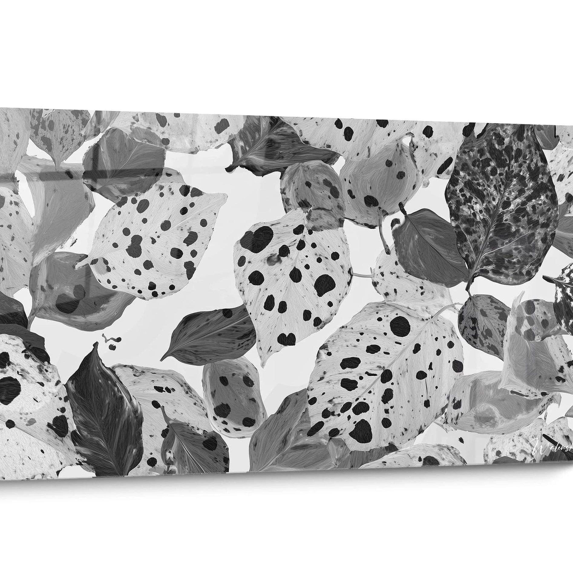Tableau tacheté noir et blanc style dalmatien Nature