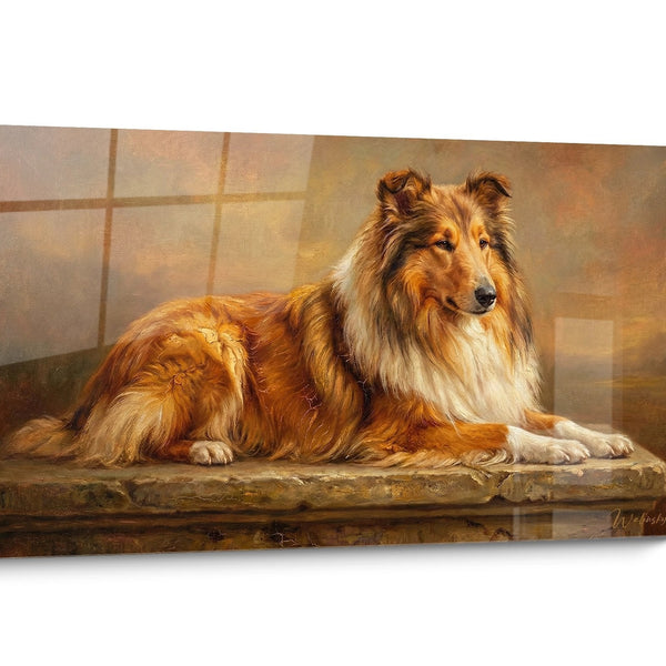 Tableau Collie Portrait