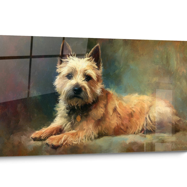 Schilderij: Cairn Terrier (goudkleurig)