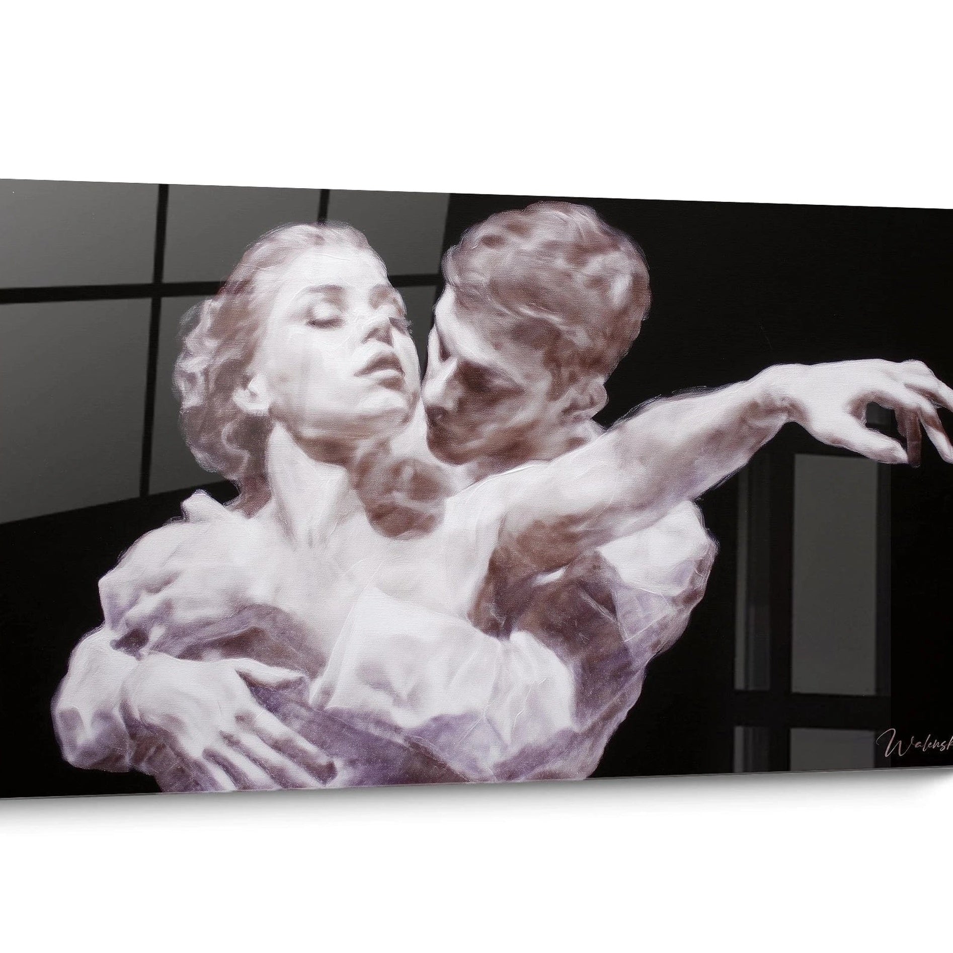 Tableau Hyperréalisme Rose