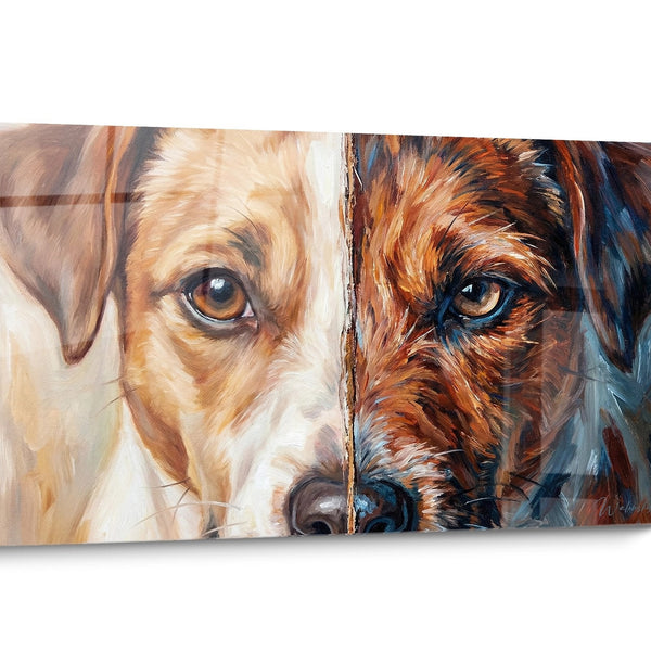 Tableau chien Jack Russel Terrier Portrait