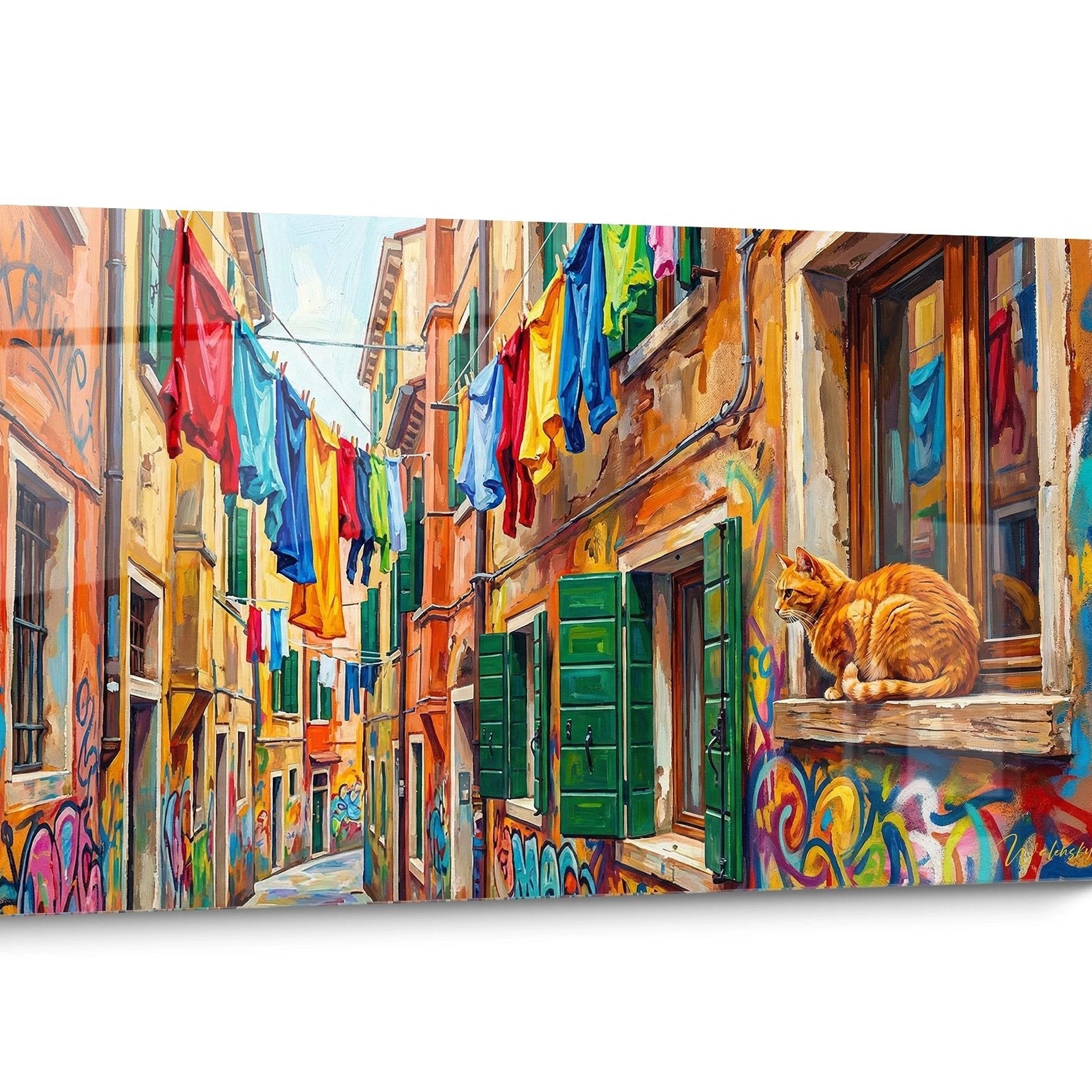 Tableau chat European Shorthair Méditerranéen