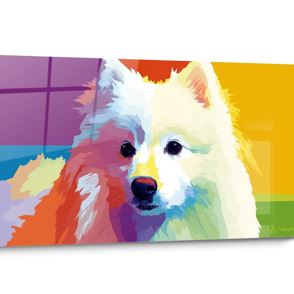 Quadro Cane Spitz Giapponese Moderno