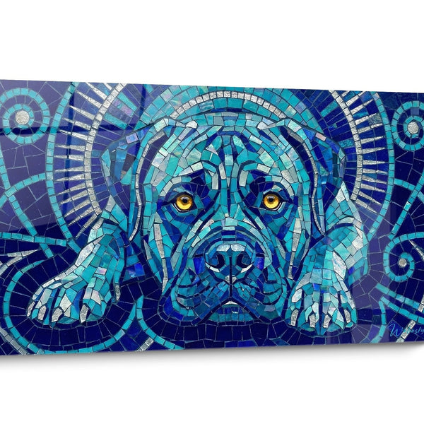 Tableau chien Bullmastiff Pop Art