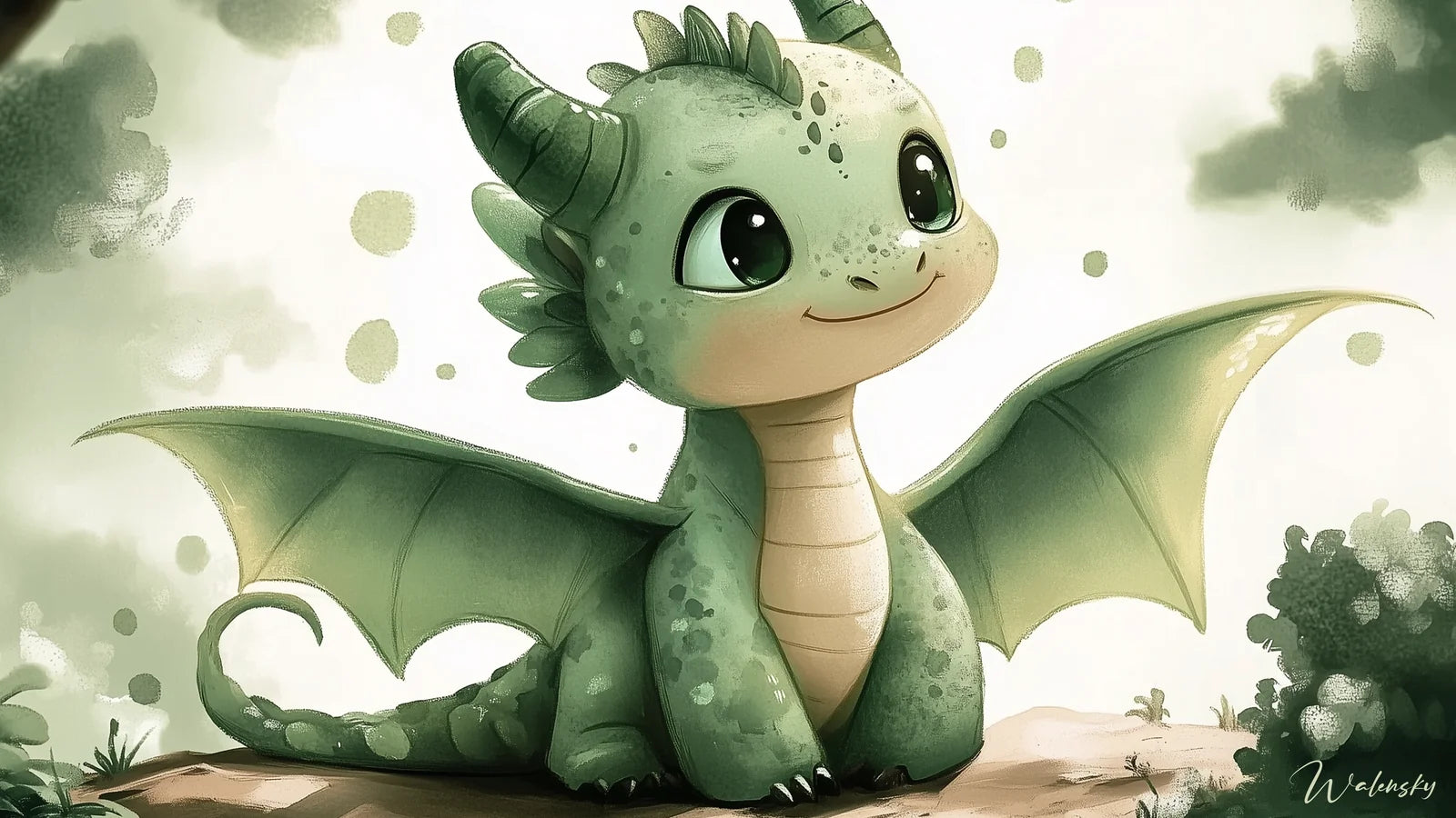 Tableaux dragons pour enfants