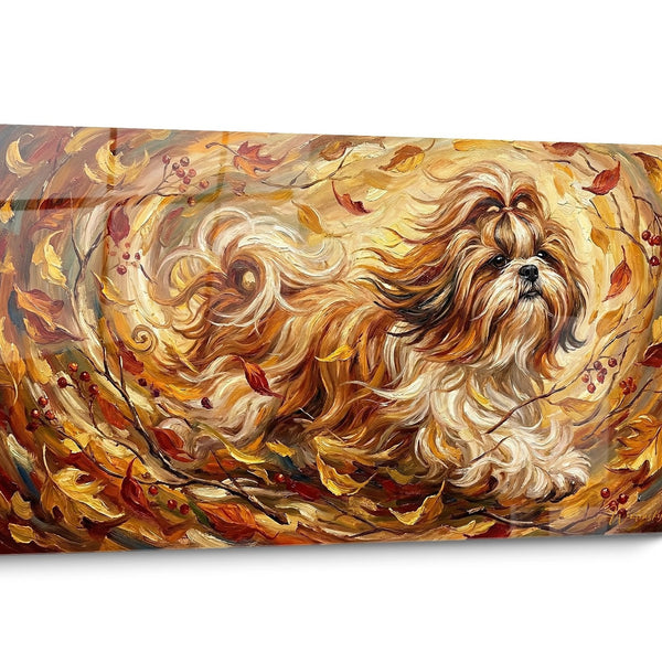 Tableau chien Shih Tzu Doré