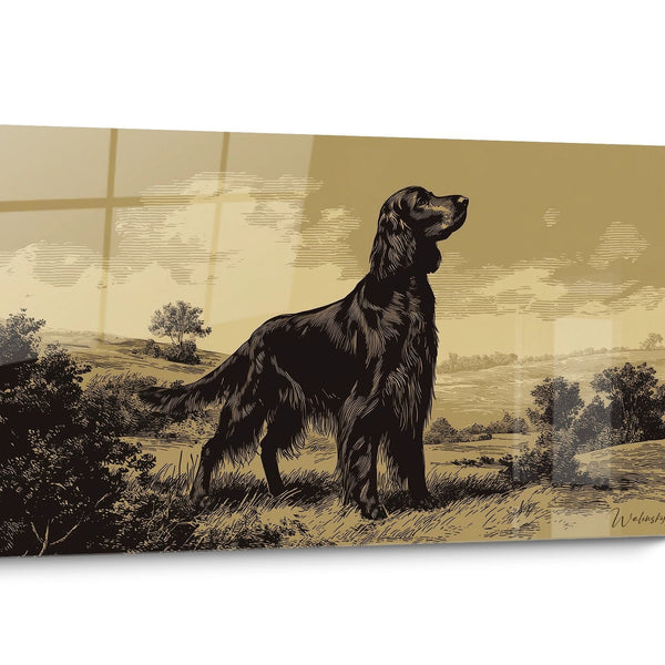 Irish Setter Dog Painting Nature