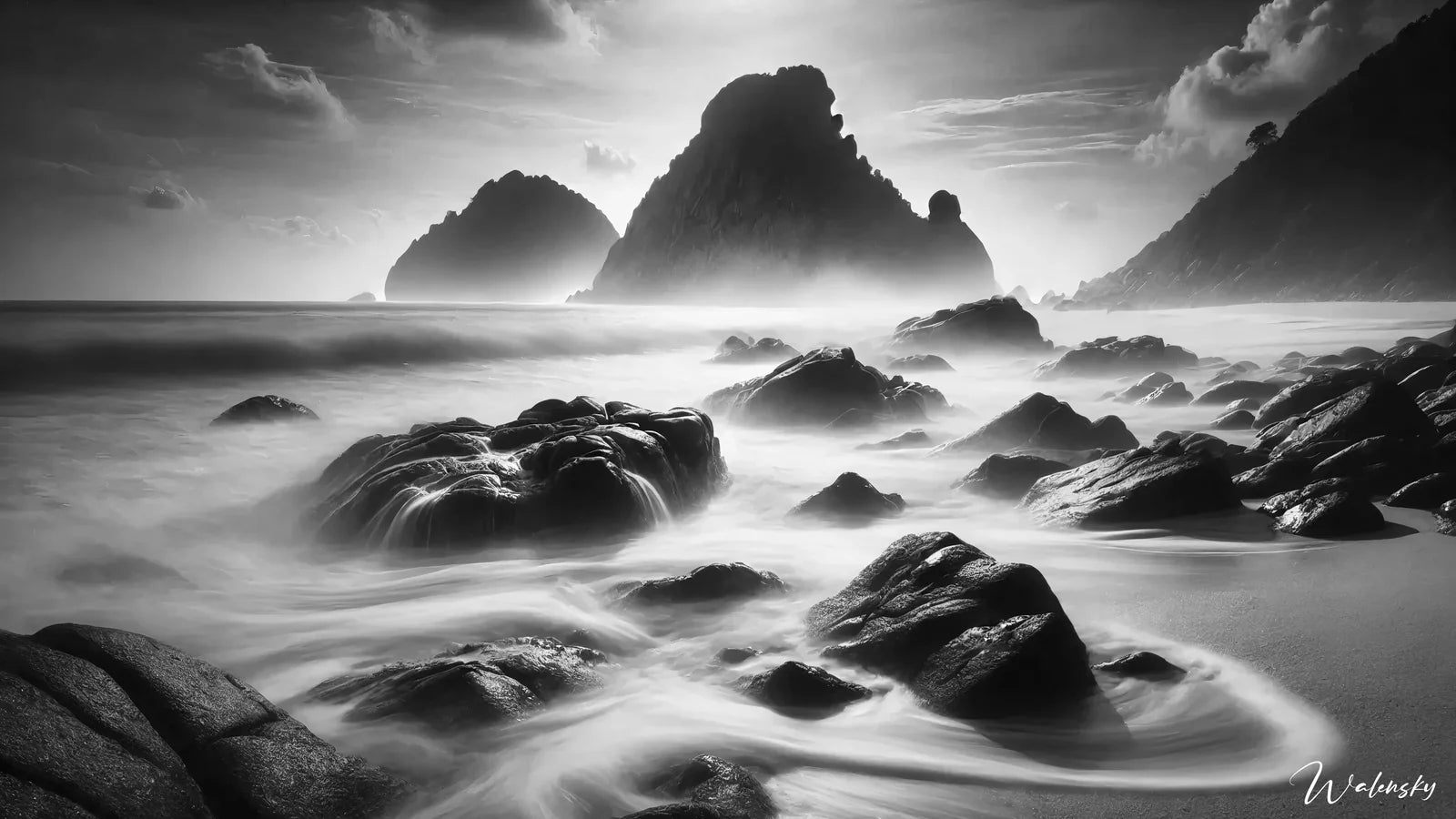 Tableaux Noir et blanc Abstrait