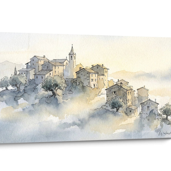 Schilderij Corsica Aquarel