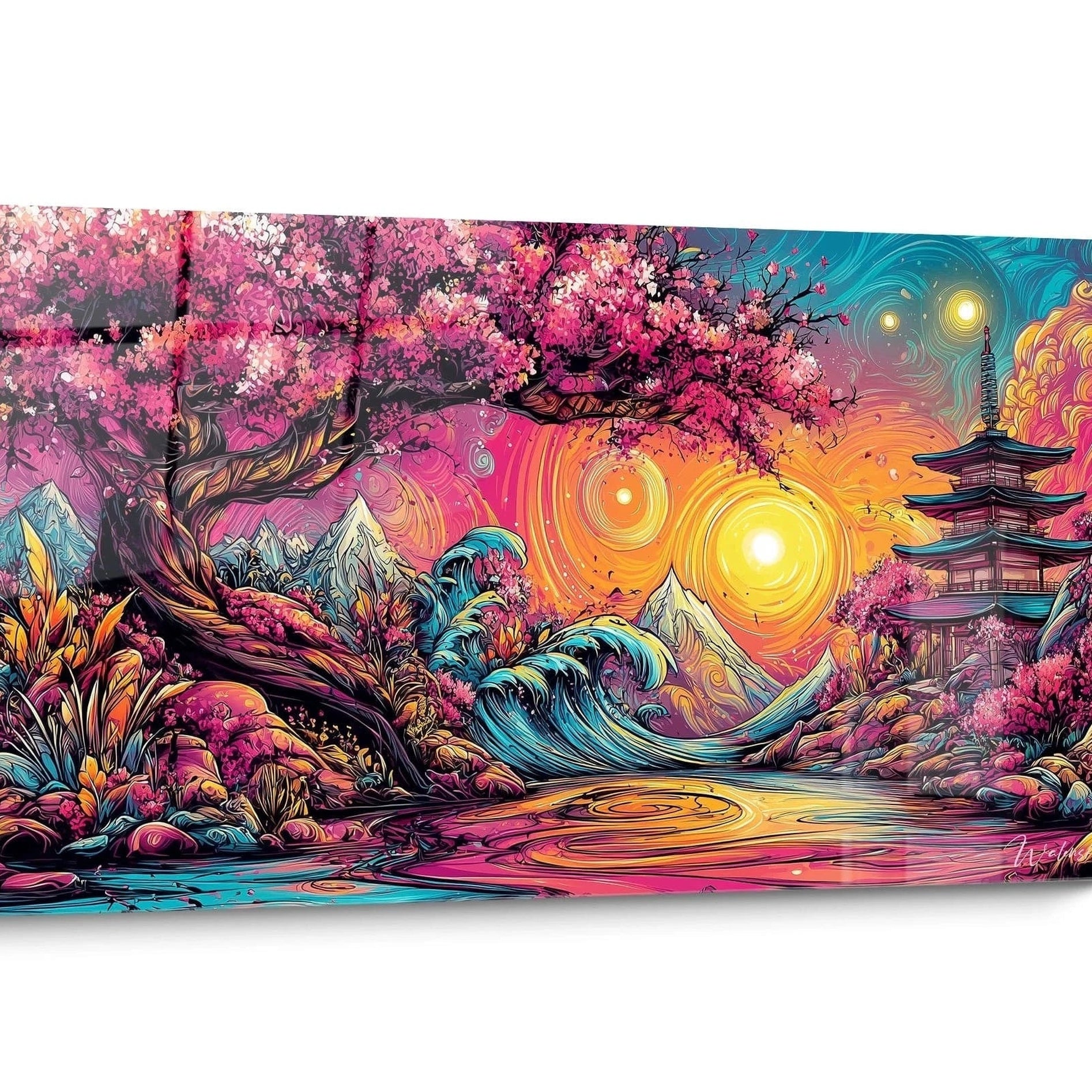 Japanese Cherry Blossom Wall Art