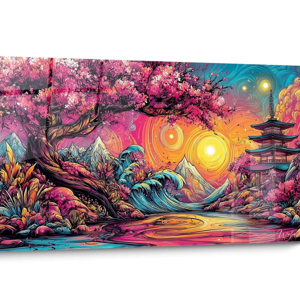 Japanese Cherry Blossom Wall Art