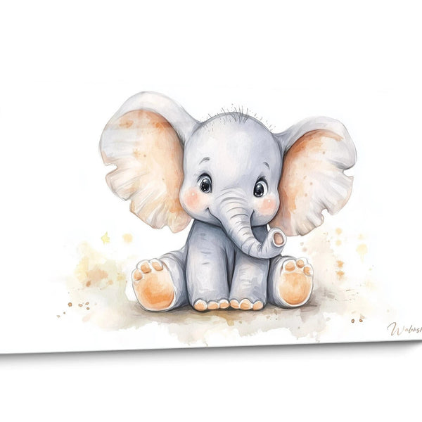 Watercolor Pastel Animal Wall Art