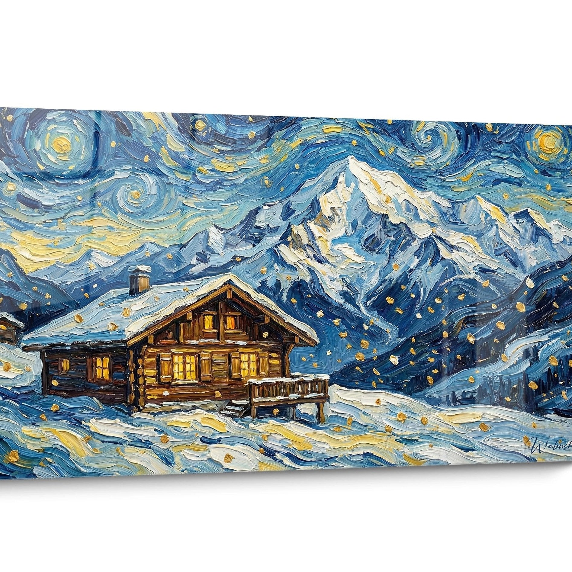 Tableau Le Mont Blanc Nocturne