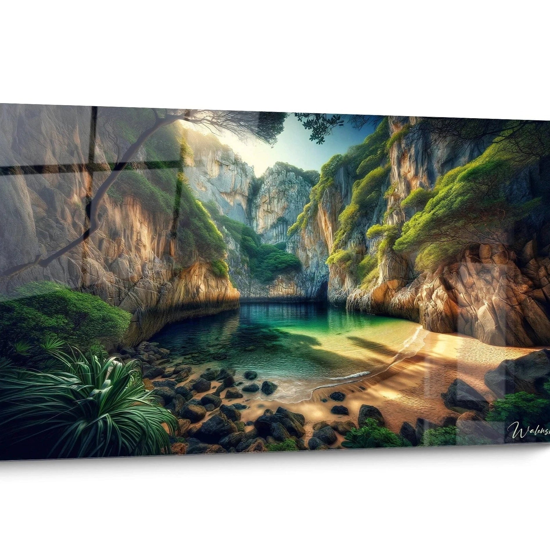 Tableau pour salle d'attente Tropical