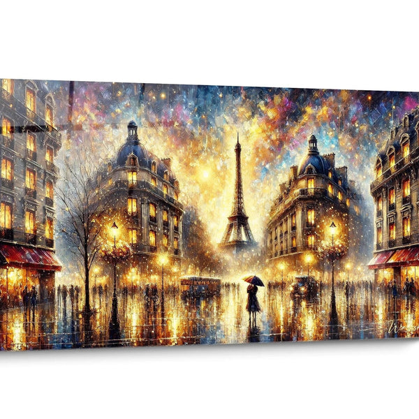 Tableau Ville de nuit Romantique