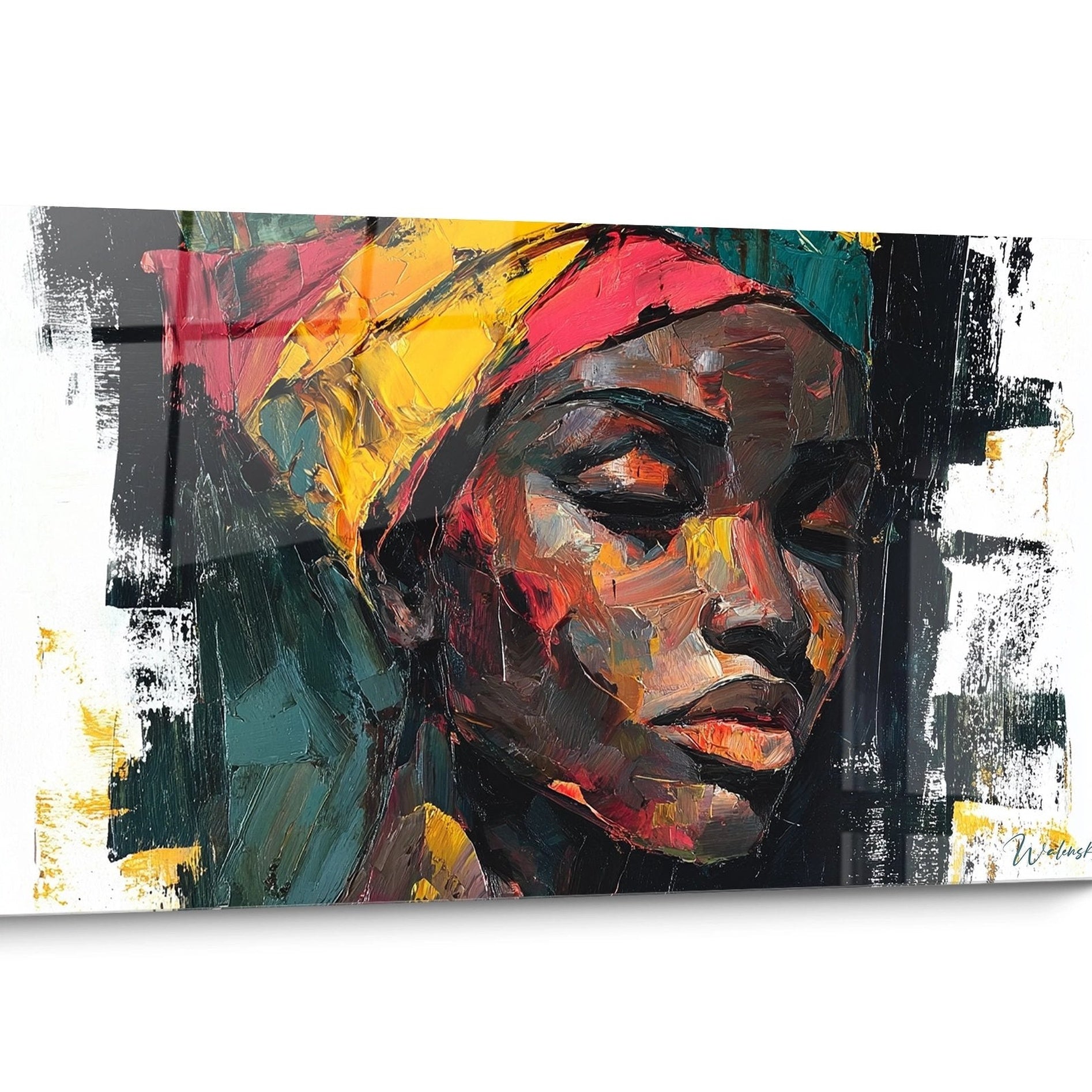 Tableau Visage africain Pop Art
