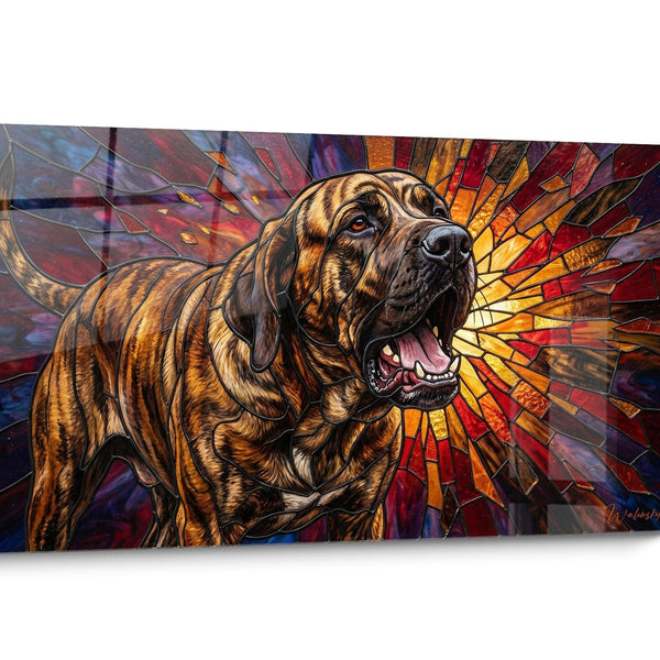 Tableau chien Fila Brasileiro Moderne