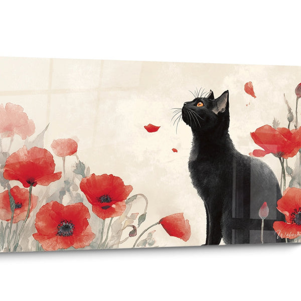 Tableau chat Bombay Floral