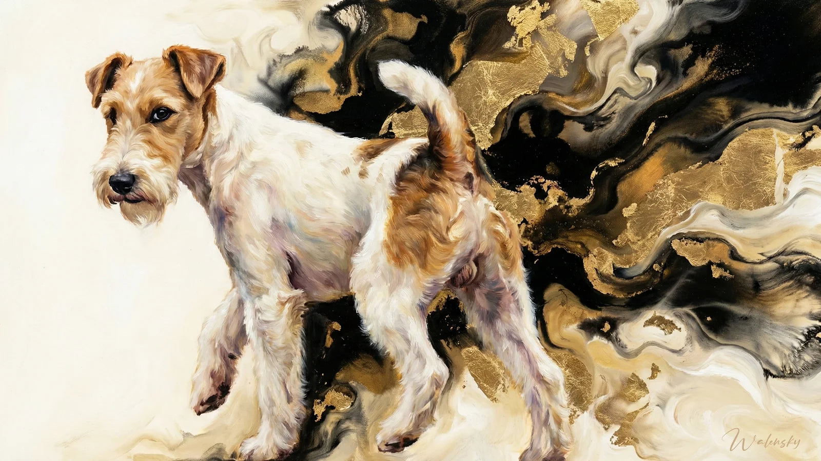 Tableau Fox Terrier