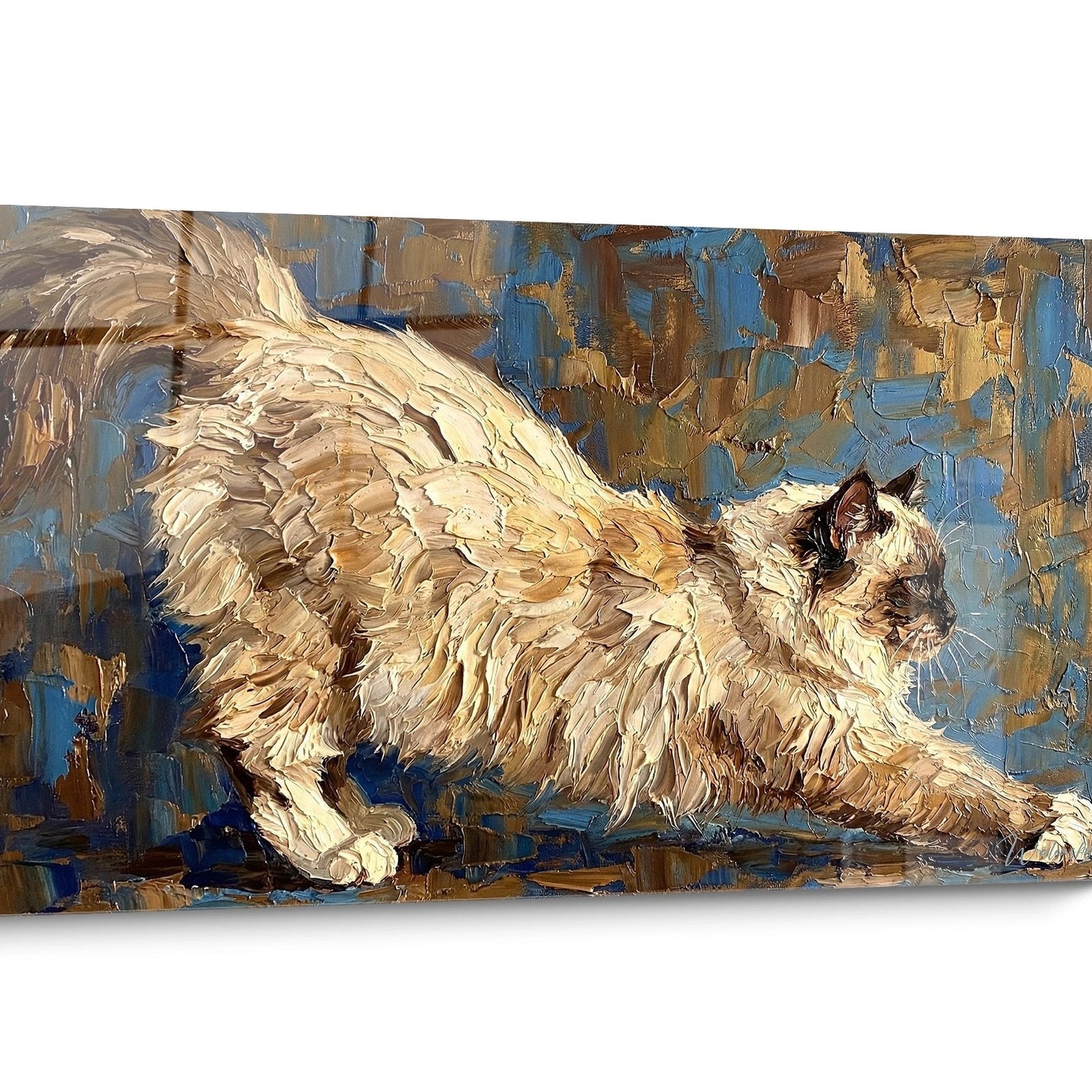 Tableau chat Birman Portrait