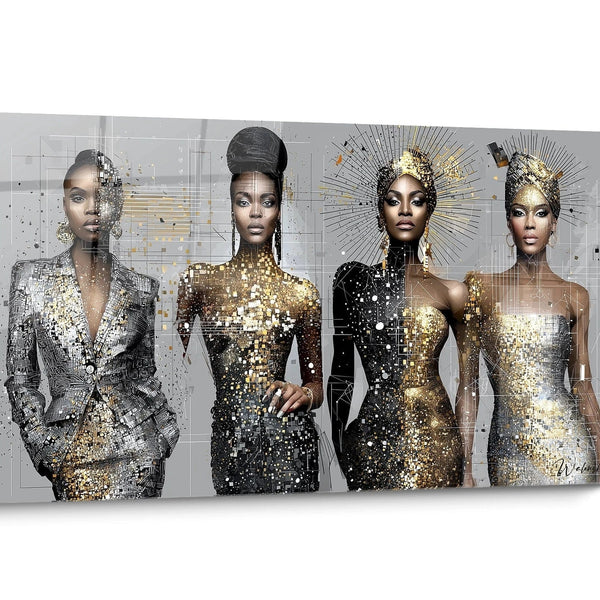 Tableau Haute couture Portrait