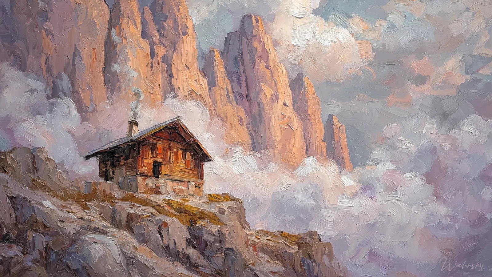 Tableau Les Dolomites