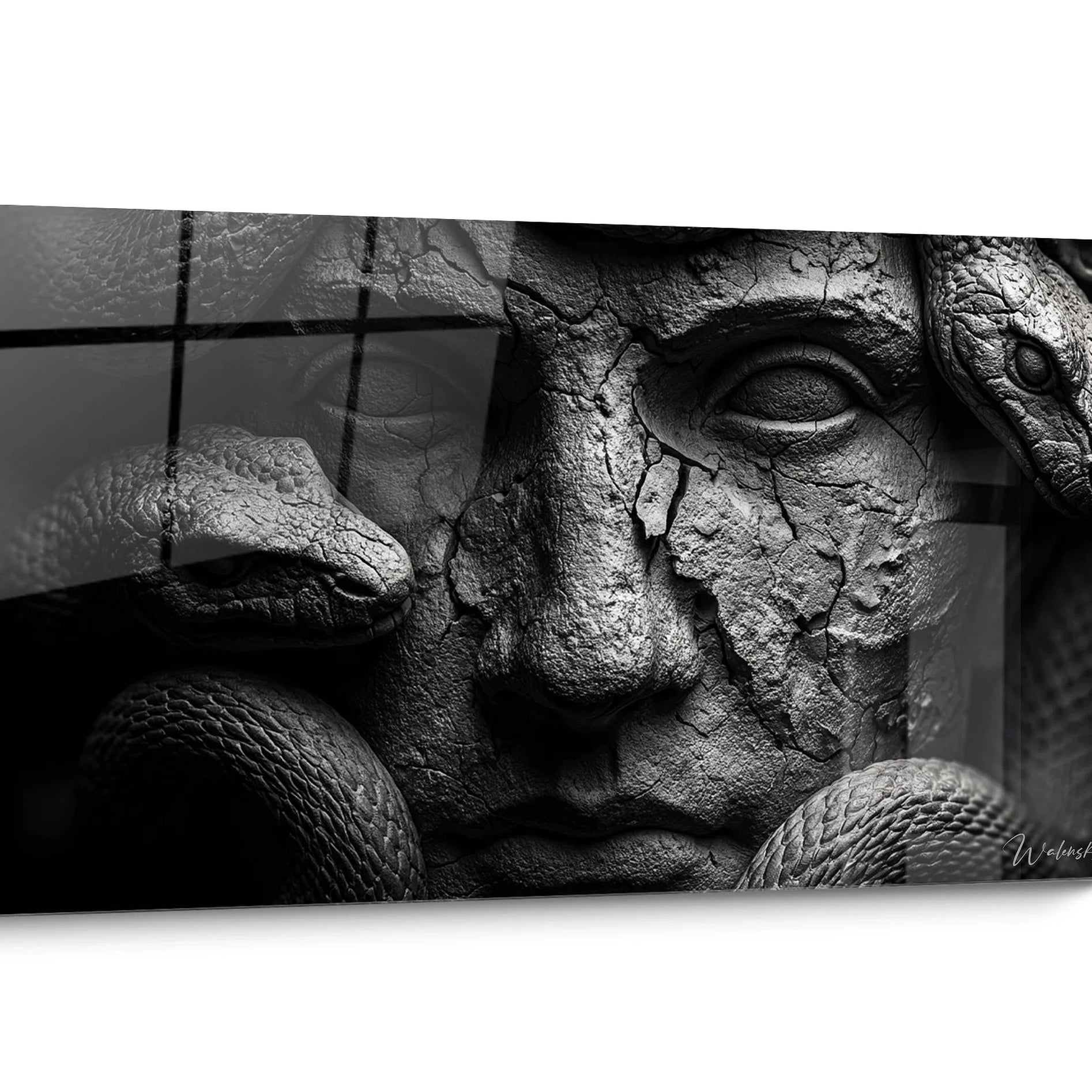 Tableau personnages noir et blanc Mythologie