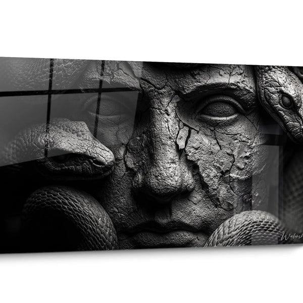 Tableau personnages noir et blanc Mythologie