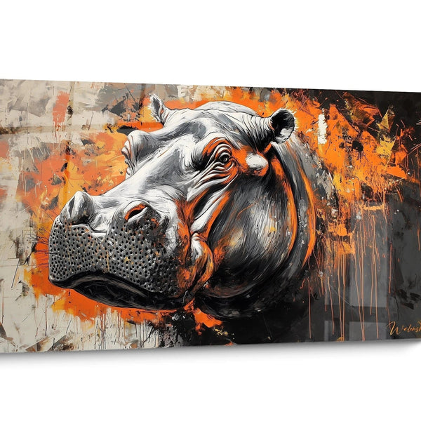 Hippopotamus Wall Art