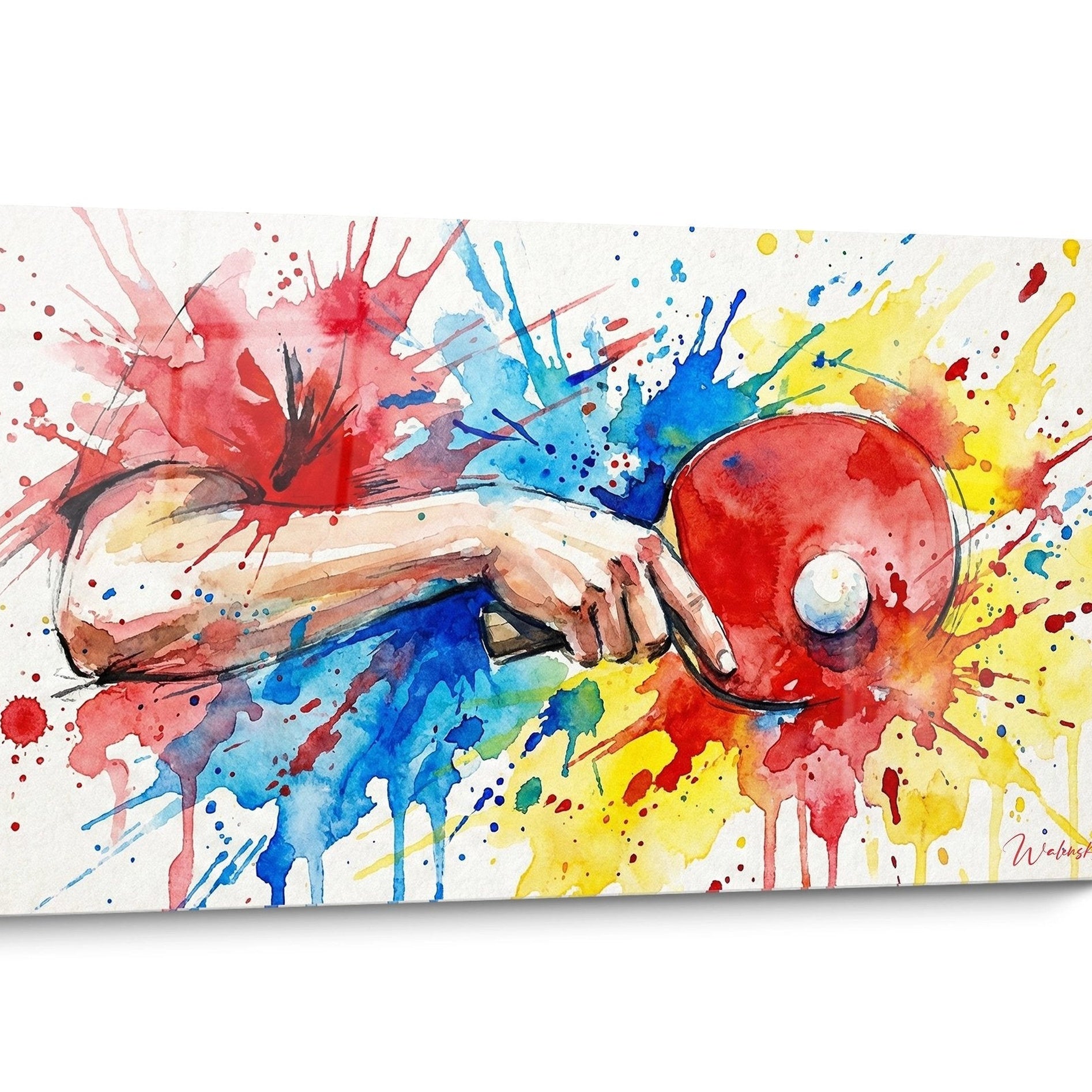 Ping Pong Pop Art Wall Art