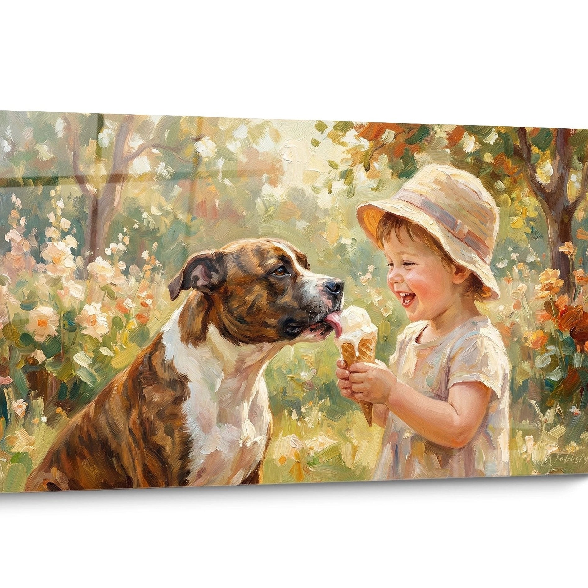 Staffordshire Bull Terrier Wandgemälde