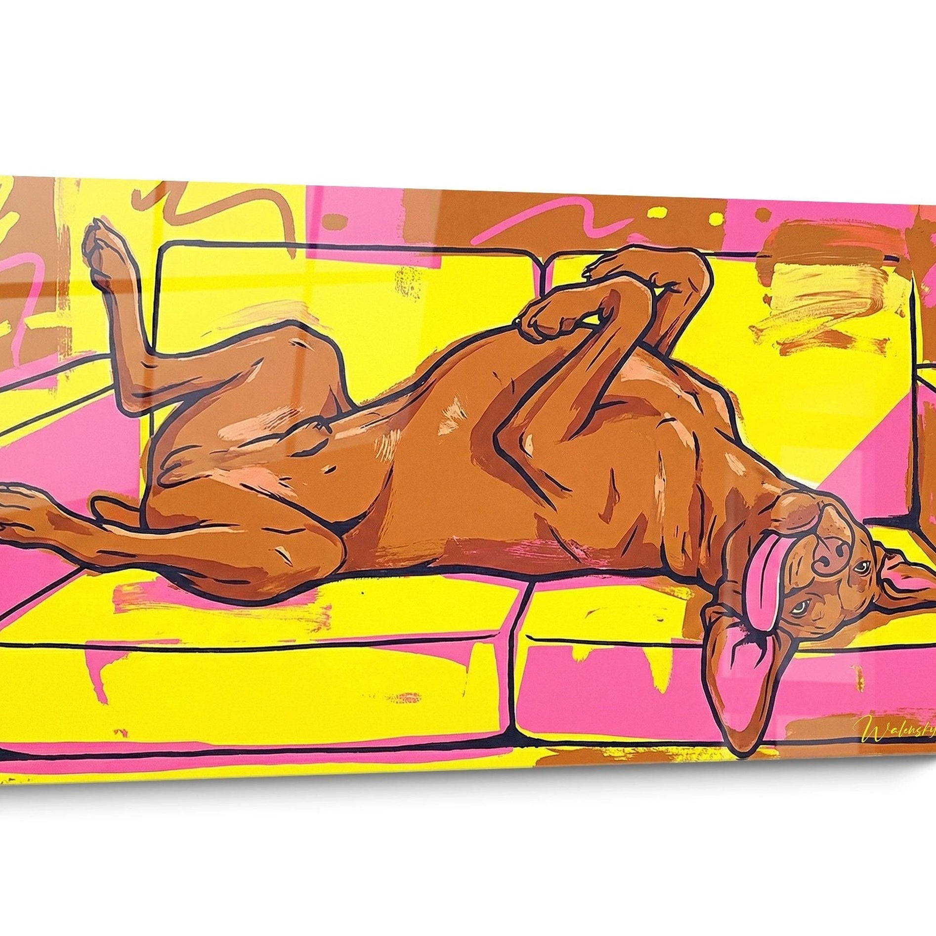 Tableau chien Vizsla Moderne