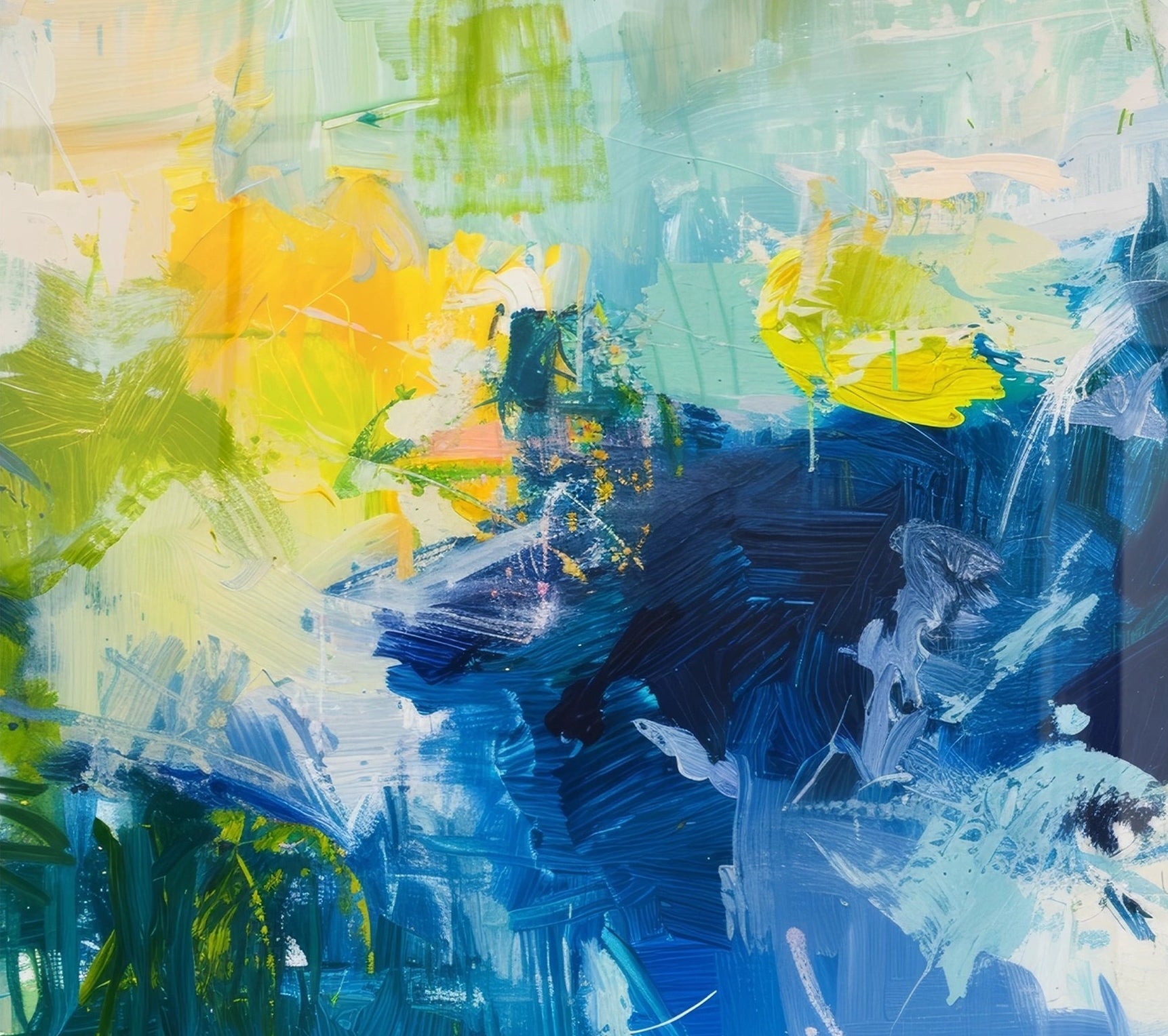 Tableau format carré Abstrait