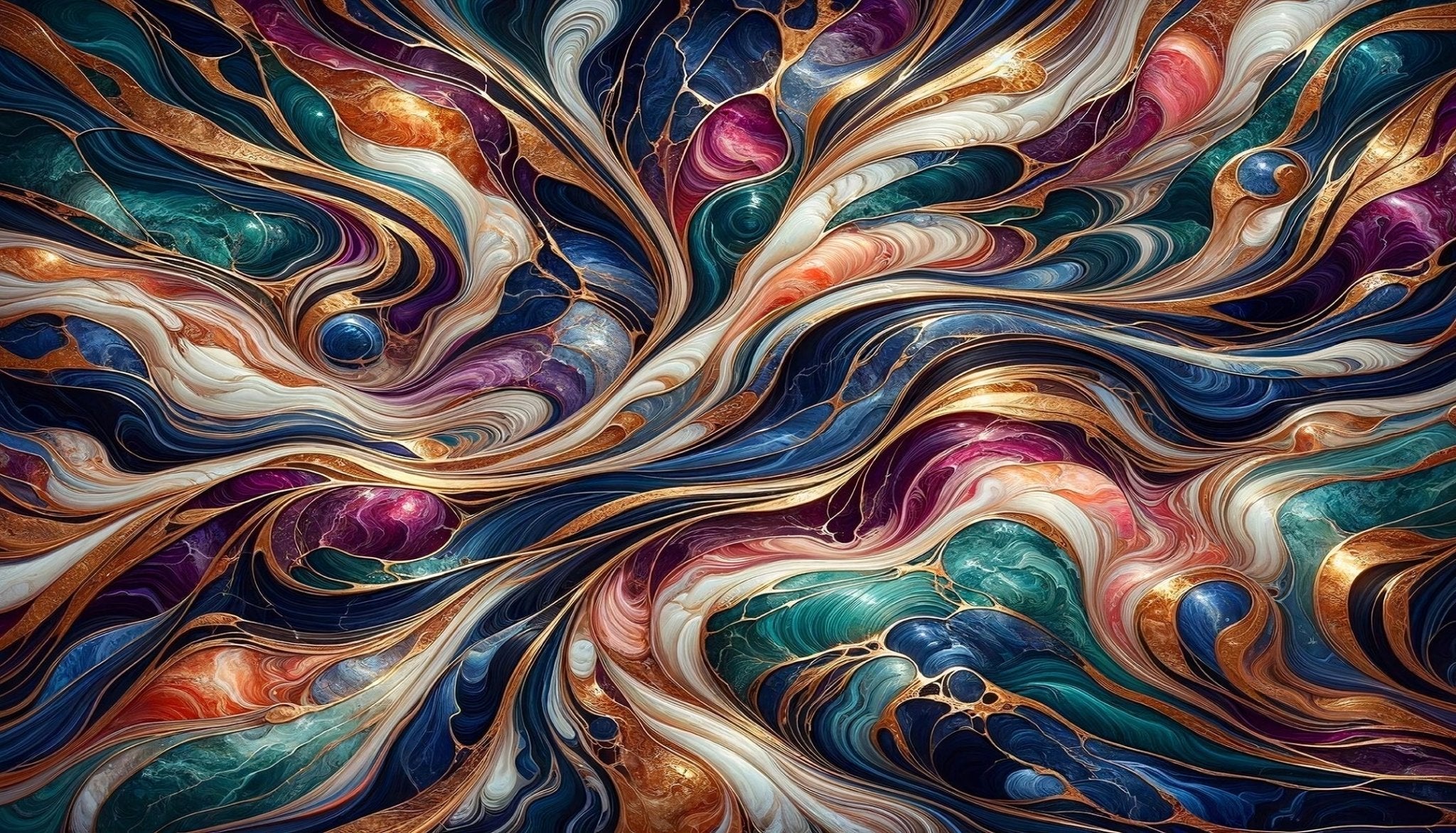 Tableau abstrait pour showroom de mobilier aux lignes contemporaines et teintes complémentaires, créant un dialogue esthétique parfait avec les pièces de design exposées.