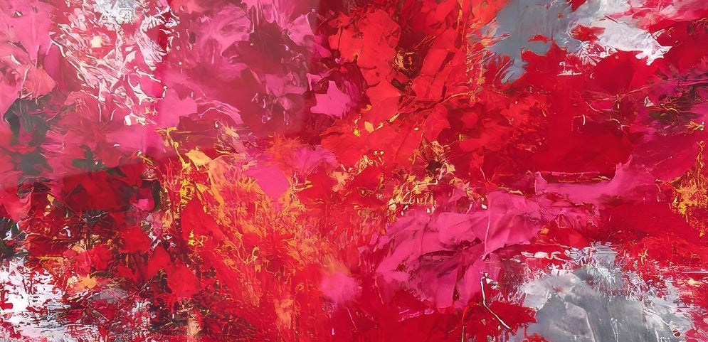 Tableau format panoramique Abstrait